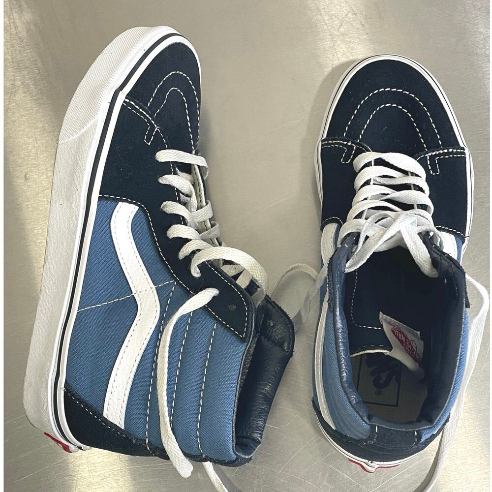 VANS SK8-Hi Skate High VN-0D5INVY Navy Blue Womens Size 8